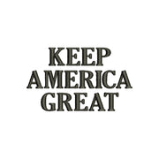 Keep America Great Three Line Letters