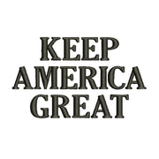 Keep America Great Three Line Letters Logo