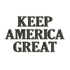 Keep America Great Three Line Letters Logo