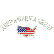 Keep America Great USA Flag Map