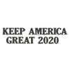 Keep America Great 2020 Letters Logo