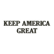 Keep America Great Two Line Letters