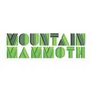 Mountain Mammoth digitized embroidery design