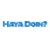 Haya Doin? digitized embroidery design