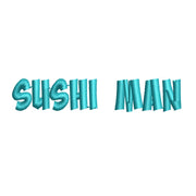 Sushi Man digitized embroidery design