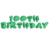 100th Birthday digitized embroidery design