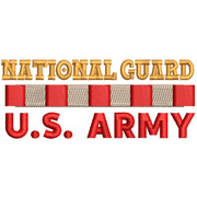 National Guard US Army digitized embroidery design