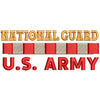 National Guard US Army digitized embroidery design