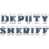 Deputy Sheriff digitized embroidery design