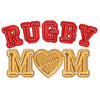 Rugby Mom digitized embroidery design