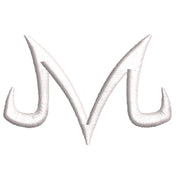 Artistic M Sign digitized embroidery design