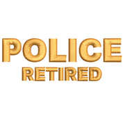 Police Retired Logo