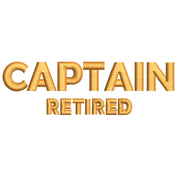 Captain Retired digitized embroidery design