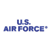 US Air Force Navy Letter Design digitized embroidery design