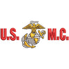 USMC Design Symbol digitized embroidery design