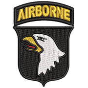 Licensed 101st Airborne Division Design digitized embroidery design