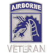 Licensed 18th Airborne Corps Veteran digitized embroidery design