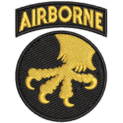 Licensed 17th Airborne Division Symbol digitized embroidery design