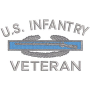 Licensed US Infantry Veteran digitized embroidery design
