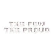 The Few The Proud Design digitized embroidery design