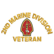 2nd Marine Division Veteran digitized embroidery design