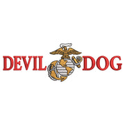 Devil Dog digitized embroidery design