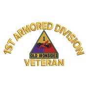 U.S. Army 1st Armored Division Logo digitized embroidery design