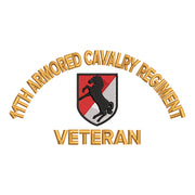 U.S. Army 11th Armored Cavalry Regiment Logo digitized embroidery design