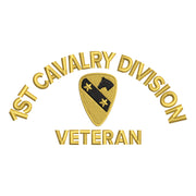 U.S. Army 1st Cavalry Division Symbol digitized embroidery design