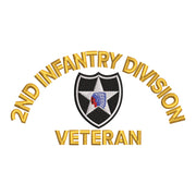 U.S. Army 2nd Infantry Division Symbol digitized embroidery design