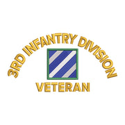 U.S. Army 3rd Infantry Division Logo digitized embroidery design