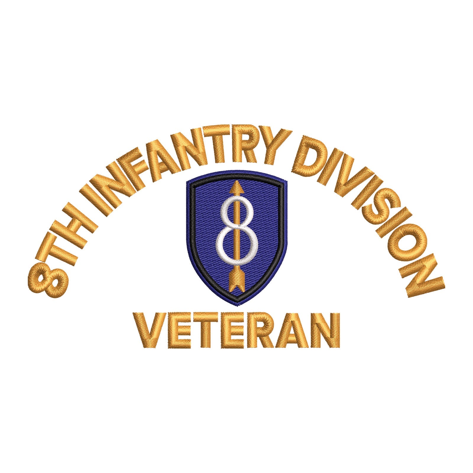 Choose from Our Stylish U.S. Army 8th Infantry Division Logo Digitized ...