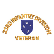 U.S. Army 23rd Infantry Division Logo digitized embroidery design