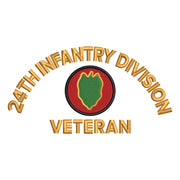 U.S. Army 24th Infantry Division Logo digitized embroidery design