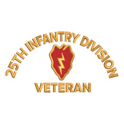 U.S. Army 25th Infantry Division Logo digitized embroidery design