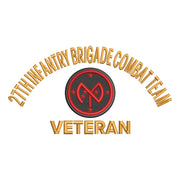 U.S. Army 27th Infantry Brigade Combat Team Logo digitized embroidery design