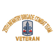 U.S. Army 29th Infantry Brigade Combat Team Logo digitized embroidery design