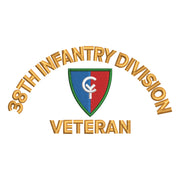 U.S. Army 38th Infantry Division Logo digitized embroidery design