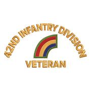 U.S. Army 42nd Infantry Division Logo digitized embroidery design
