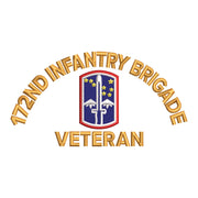 U.S. Army 172nd Infantry Brigade Logo digitized embroidery design