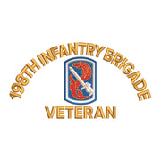 U.S. Army 198th Infantry Brigade Logo digitized embroidery design