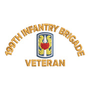 U.S. Army 199th Infantry Brigade Logo digitized embroidery design