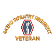 U.S. Army 442nd Infantry Regiment Logo digitized embroidery design