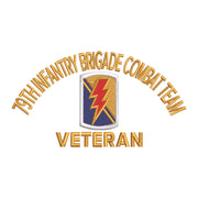 U.S. Army 79th Infantry Brigade Combat Team Logo digitized embroidery design