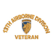 U.S. Army 13th Airborne Divison Symbol digitized embroidery design