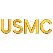 USMC Letter digitized embroidery design