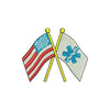 Flags with Star of Life