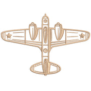 US Fighter Aircraft digitized embroidery design