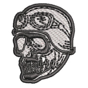 Skull Biker digitized embroidery design