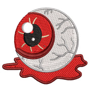 Halloween Eyeball digitized embroidery design